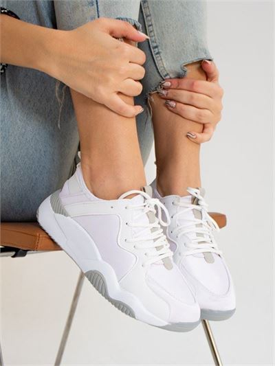 Siyah Beyaz Kadın Sneakers
