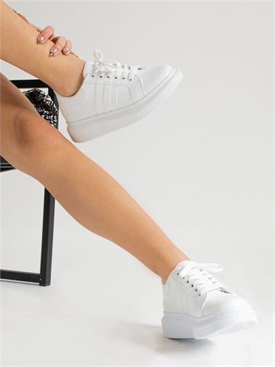 Siyah Beyaz Kadın Sneakers